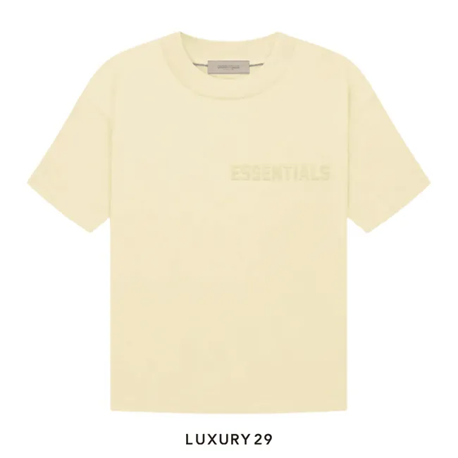 Essentials Fear Of God T-Shirt Canary  (FW22)