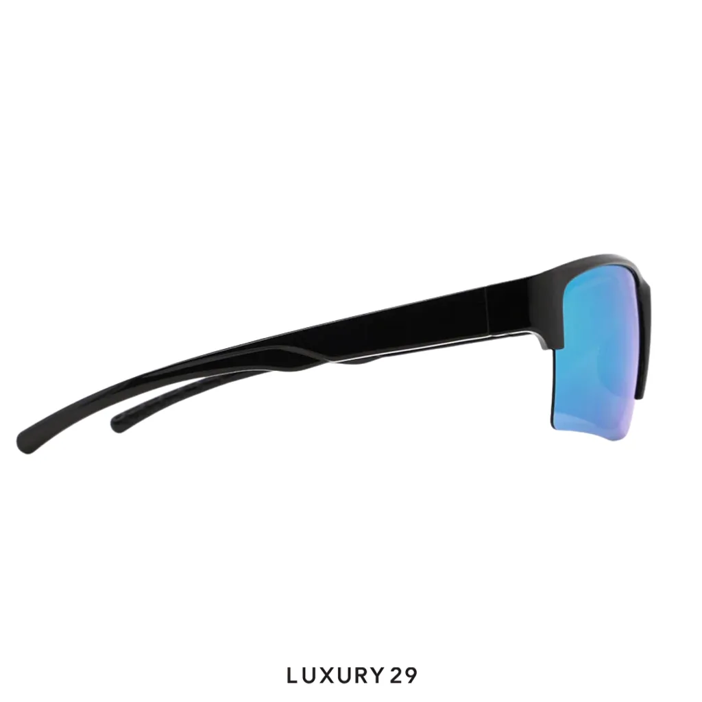 Red Bull Spect Sunglasses Chain-03P smoke with purple-green mirror(Free Size, Green)