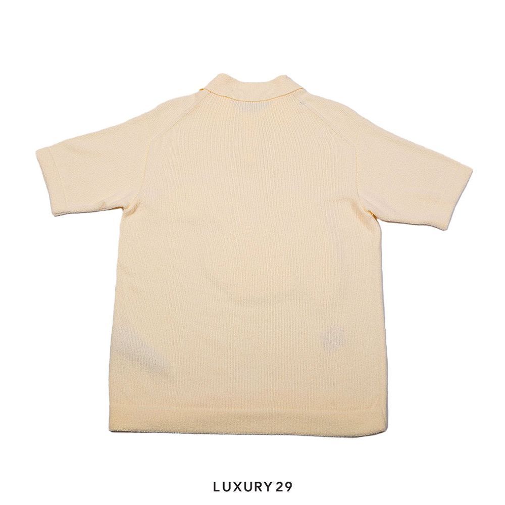 Dior by ERL Polo Shirt Beige Cotton-Blend Jersey(S, Neutrals)