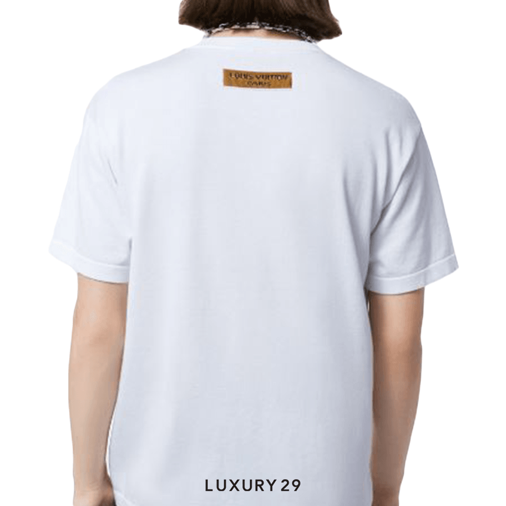 【注目度抜群】LOUIS VUITTON★Short-Sleeved コットンTシャツ Short-Sleeved Cotton Crewneck - Ready to Wear | LOUIS VUITTON
