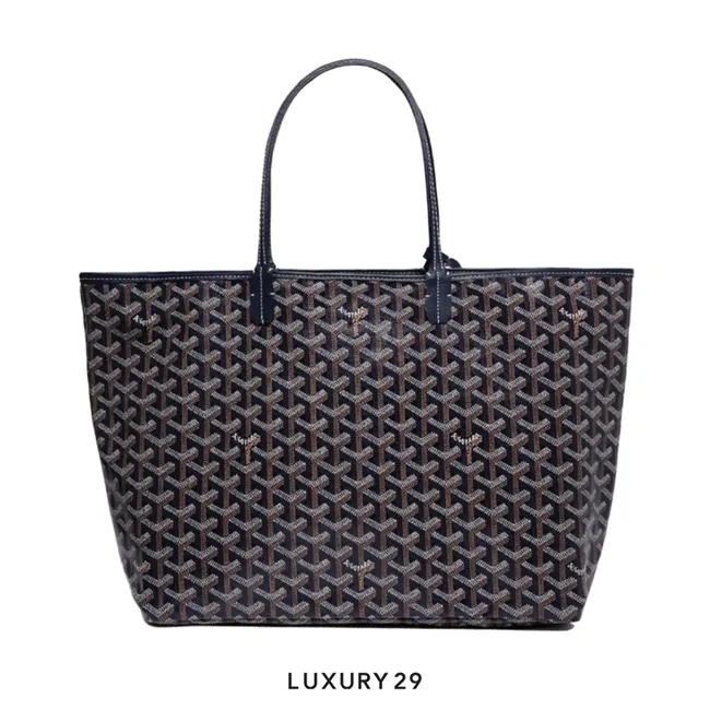 Goyard Saint Louis PM Bag Navy Blue