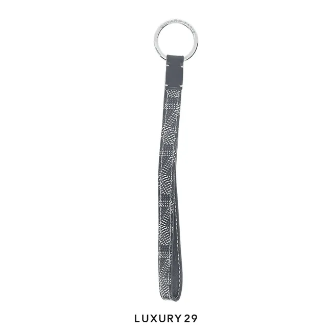 Goyard Sesame Key Ring Grey
