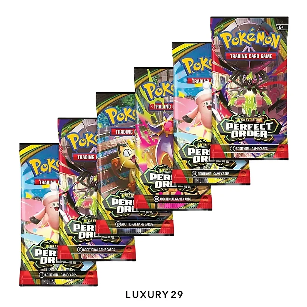 Pokemon TCG: Mega Evolution-Perfect Order Booster Bundle (EN)(Small, Multicolour)
