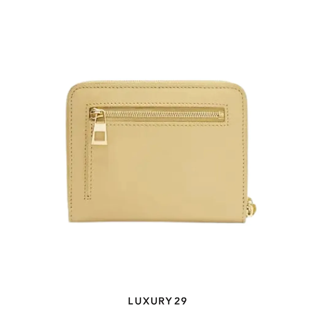 Loewe Knot Copact Wallet Zip Around Neutrals(Free Size, Neutrals)