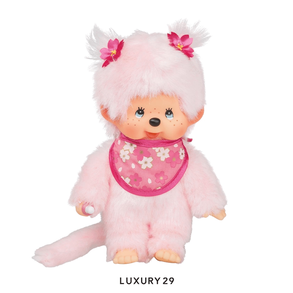 【希少】Monchhichi ぬいぐるみ ピンク レア s-l400.jpg