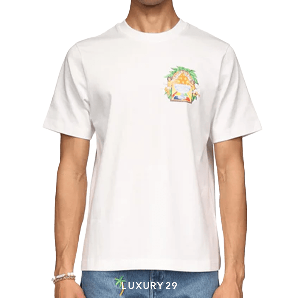 Casablanca Triomphe d'orange t-shirt(XL, White)