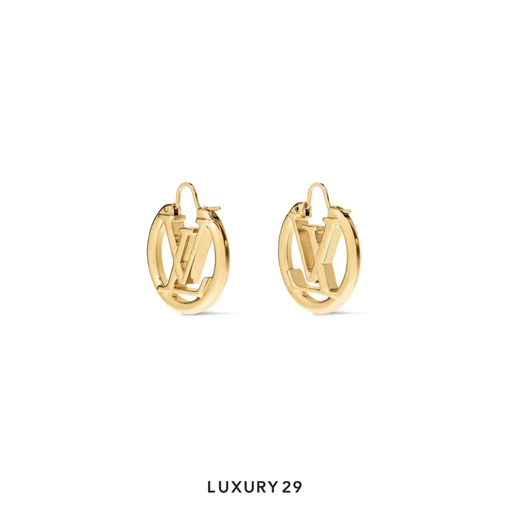 Louis Vuitton LV Louise PM Earrings Gold(Free Size, Gold)