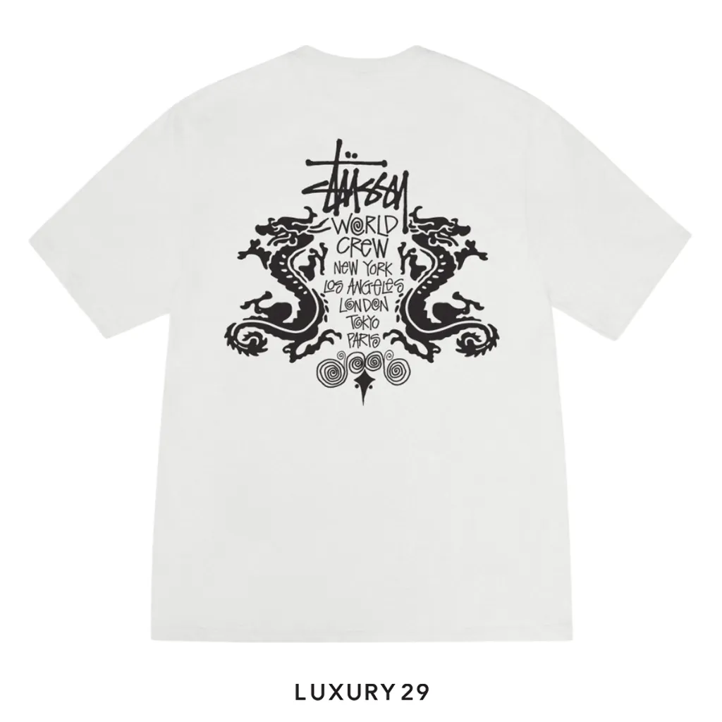 STUSSY　　XL　GLOBAL　ROOTS　ホワイト Stussy Global Roots Tee Stussy
