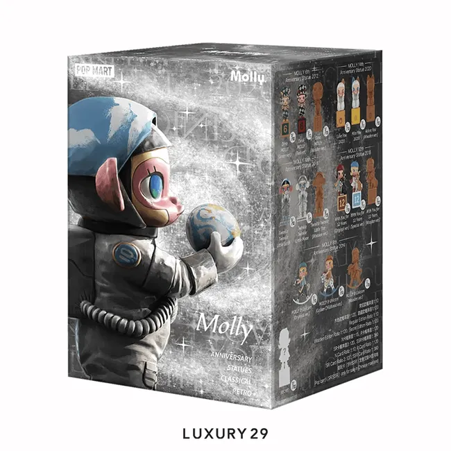 POP MART MOLLY Anniversary Statues Classical Retro Series Figures
