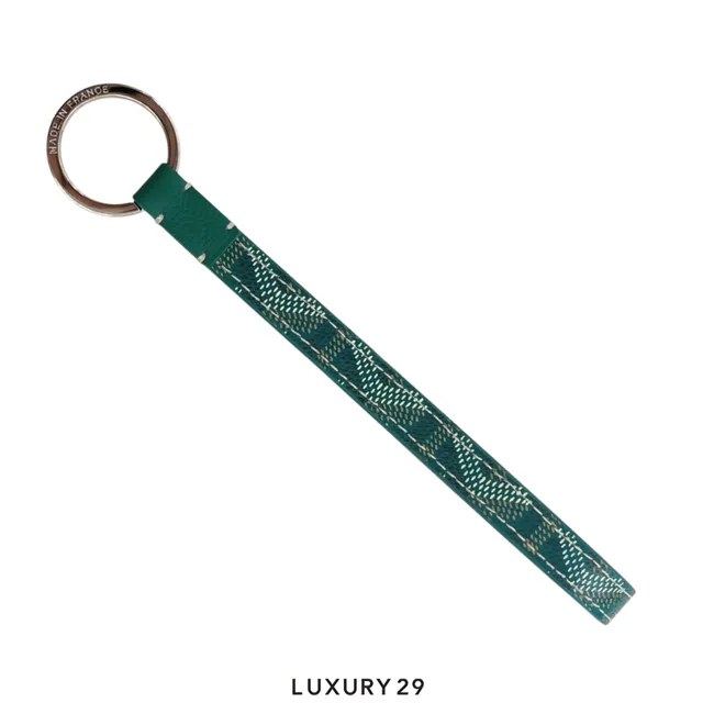Goyard Sesame Key Ring Green