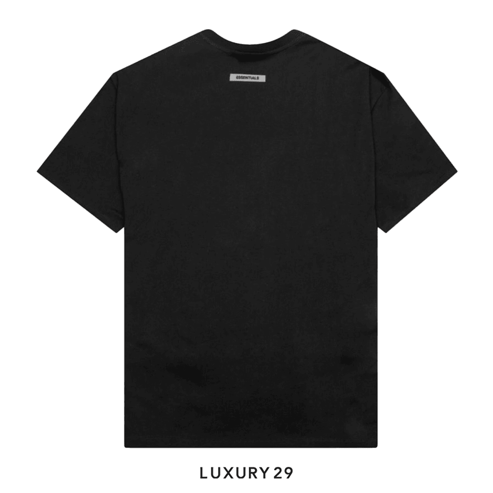 Essentials Fear Of God T-Shirt Black(XS, Black)
