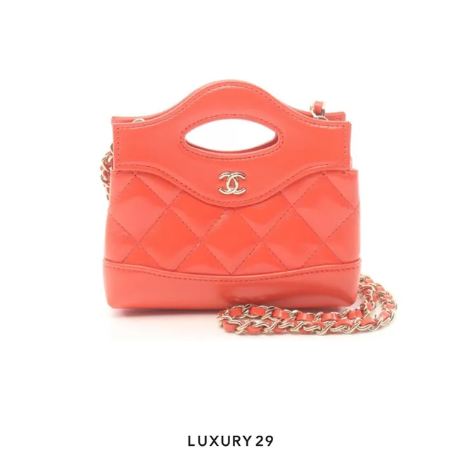 Chanel Chain Clutch Micro Shoulder crossbody Bag AP3875 shiny lambskin