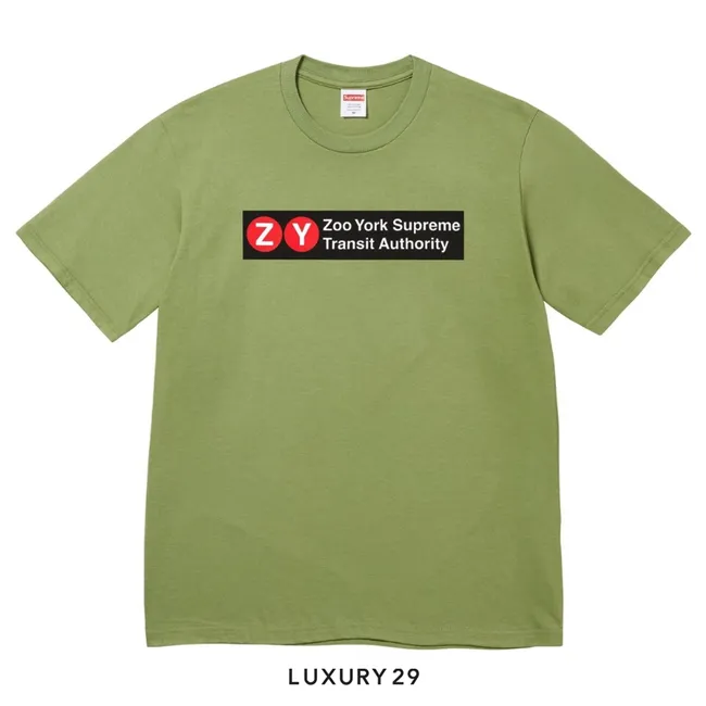 Supreme x Zoo York Transit Tee Moss