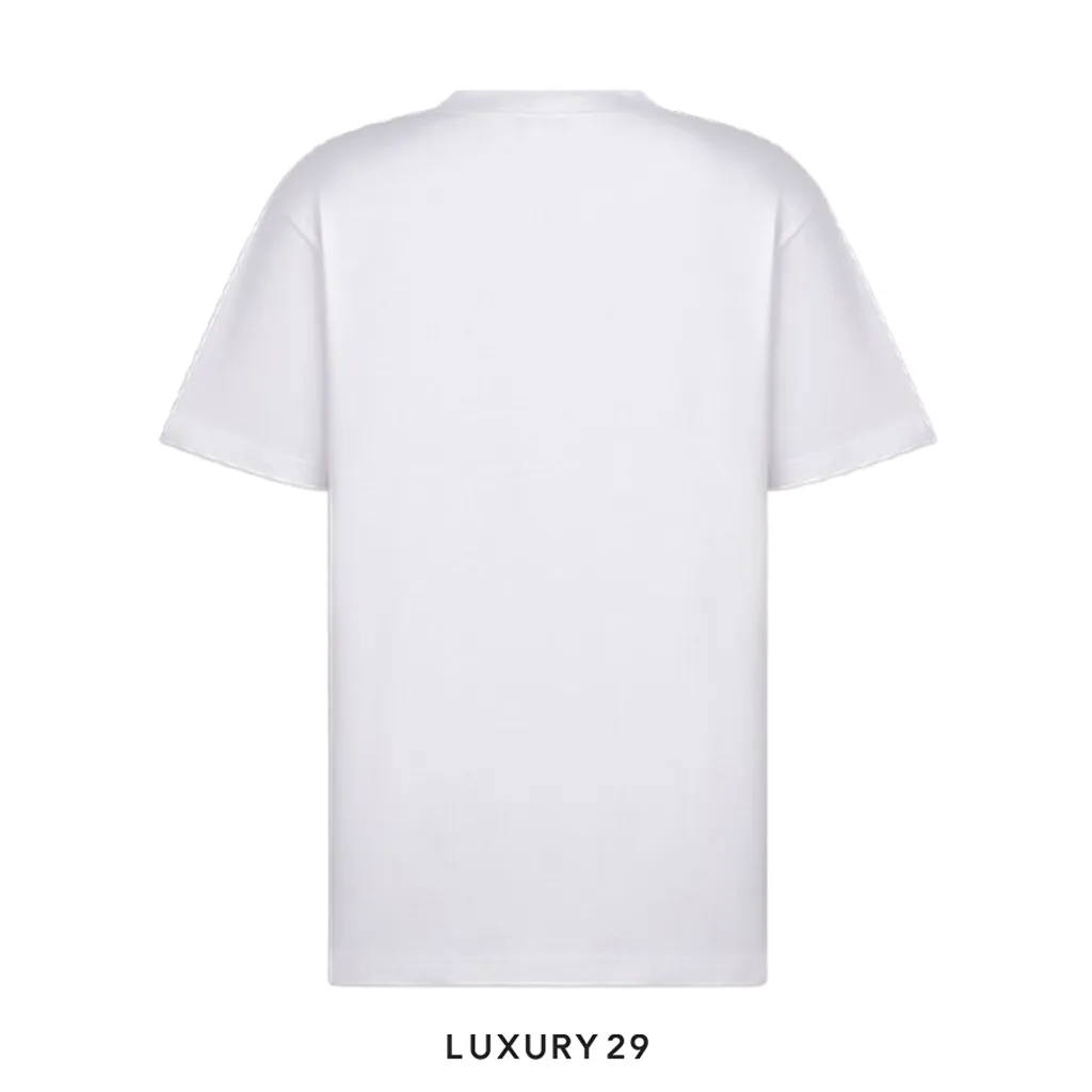 Dior x Kaws Cotton Jersey T-Shirt White(M, White)