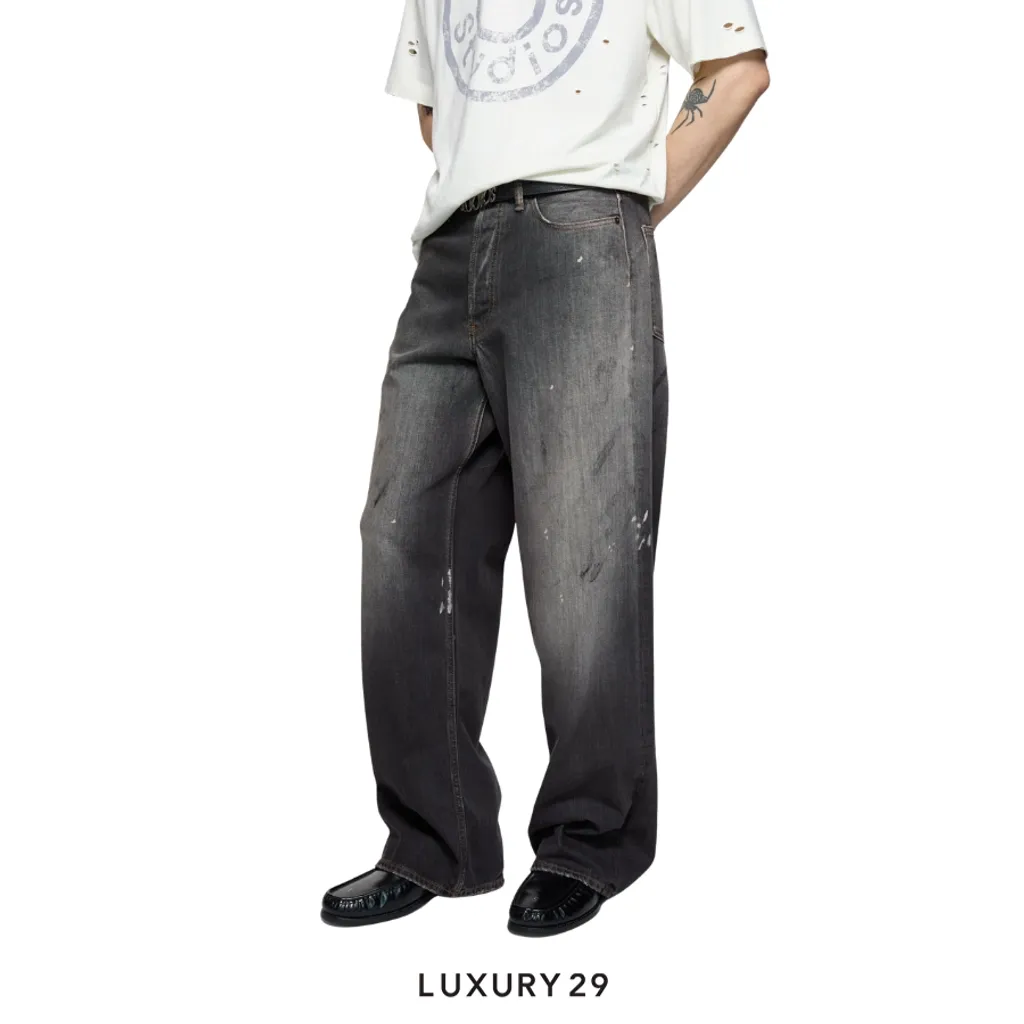 Acne Studios Loose fit jeans - 1981 U Black Trafalgar(XS/XS, Black)