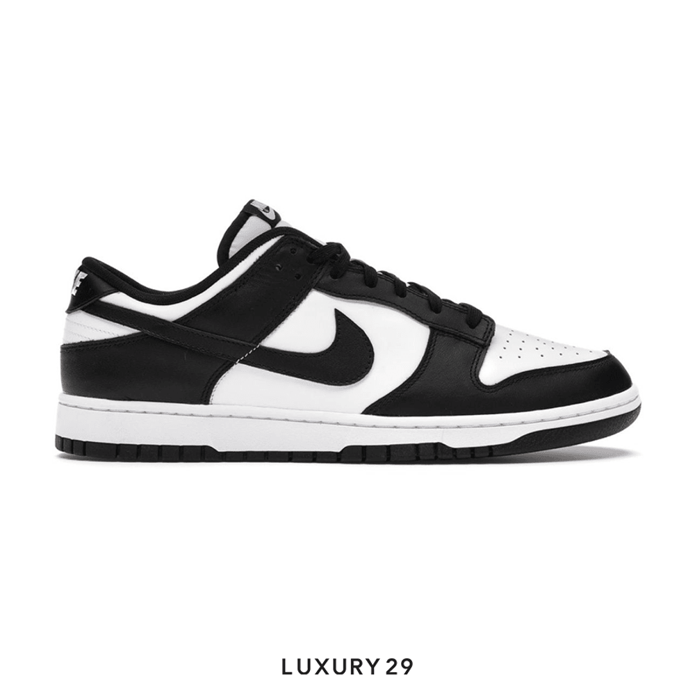 Nike Dunk Low Retro White Black Panda (2021) (GS)(35.5, Black)