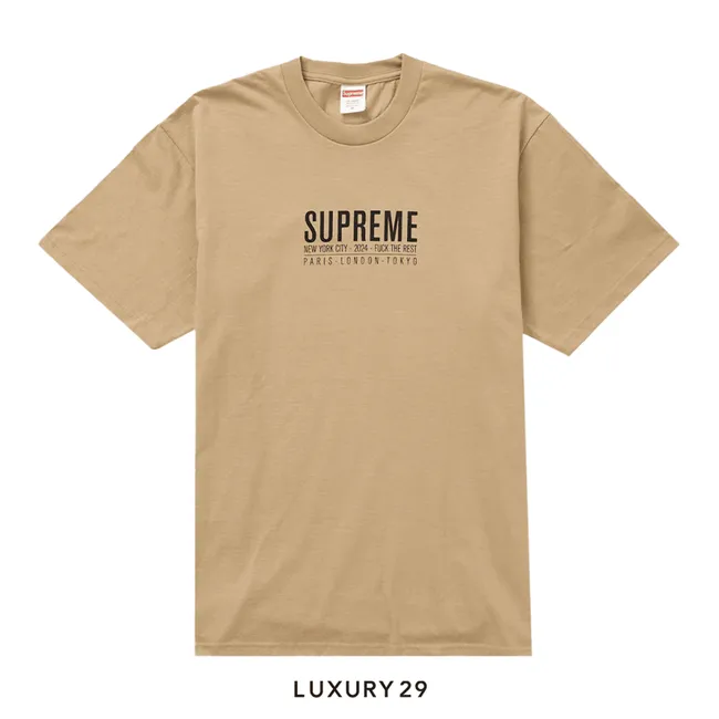 Supreme Paris Tee 'Khaki'