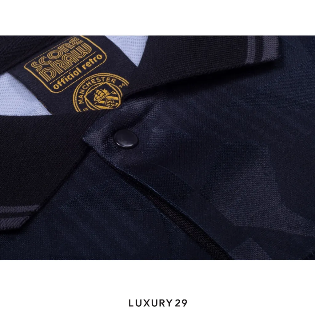 Manchester City 1990 Blackout Shirt Black(M, Black)