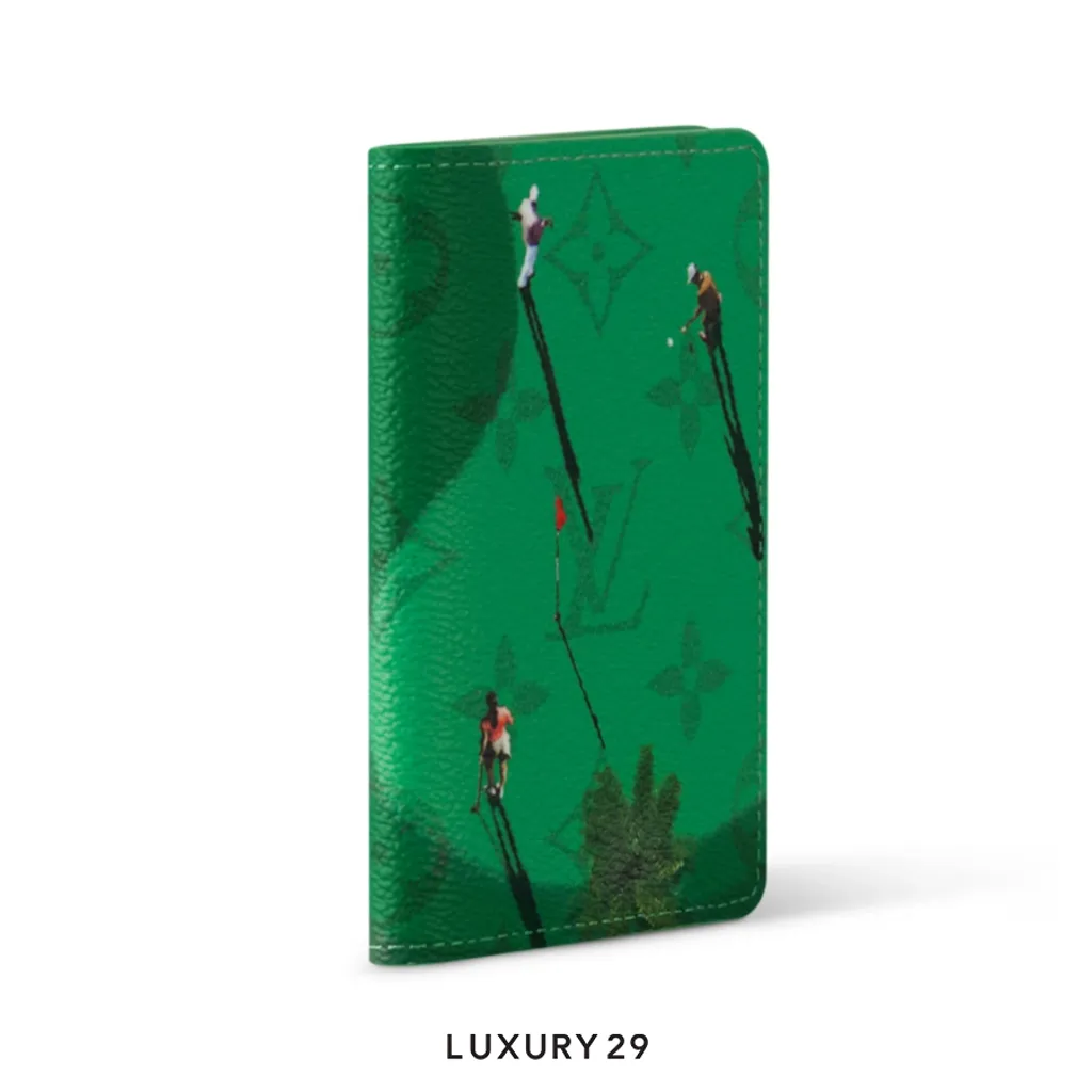 Louis Vuitton LV Pocket Organizer Wallet Golf Green(Small, Green)