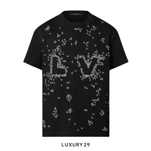 Louis Vuitton LV Spread Embroidery T-Shirt Noir