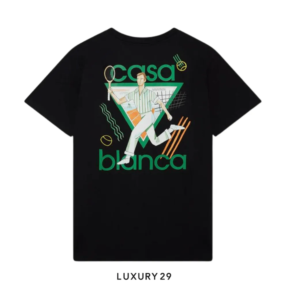 Casablanca Le Jeu T-Shirt black(M, Black)