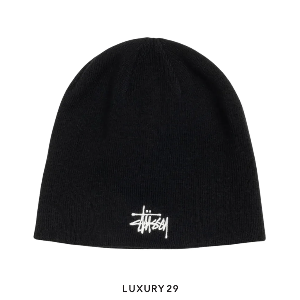 STUSSY BASIC STUSSY SKULLCAP BLACK SP26(Free Size, Black)