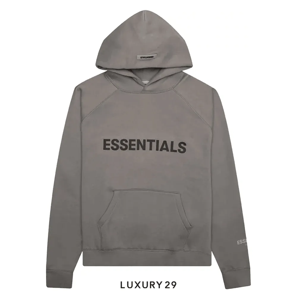 Essentials Fear Of God Hoodie Stone (SS22)(XS, Grey)