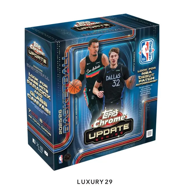 Topps 2025-26 Chrome Updates Basketball - Mega Box