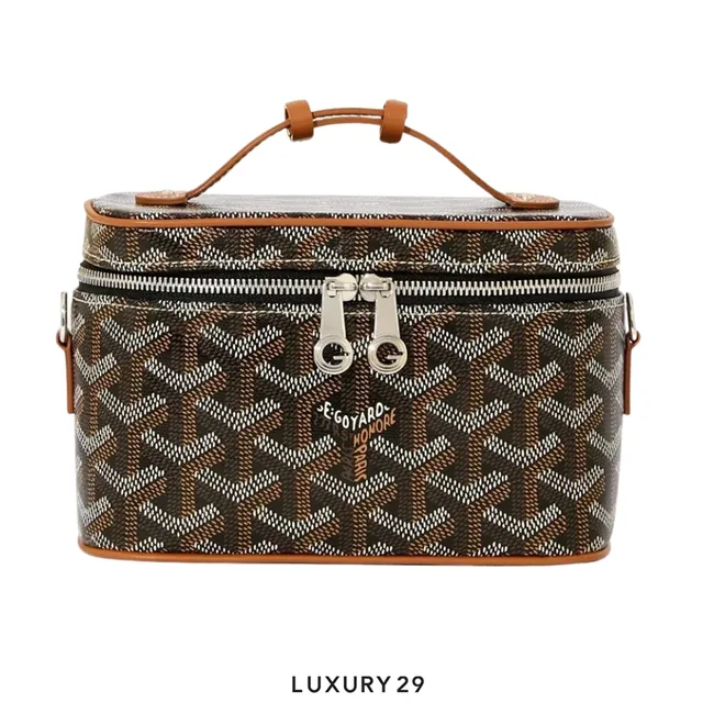 Goyard Muse Mini Vanity Black & Tan
