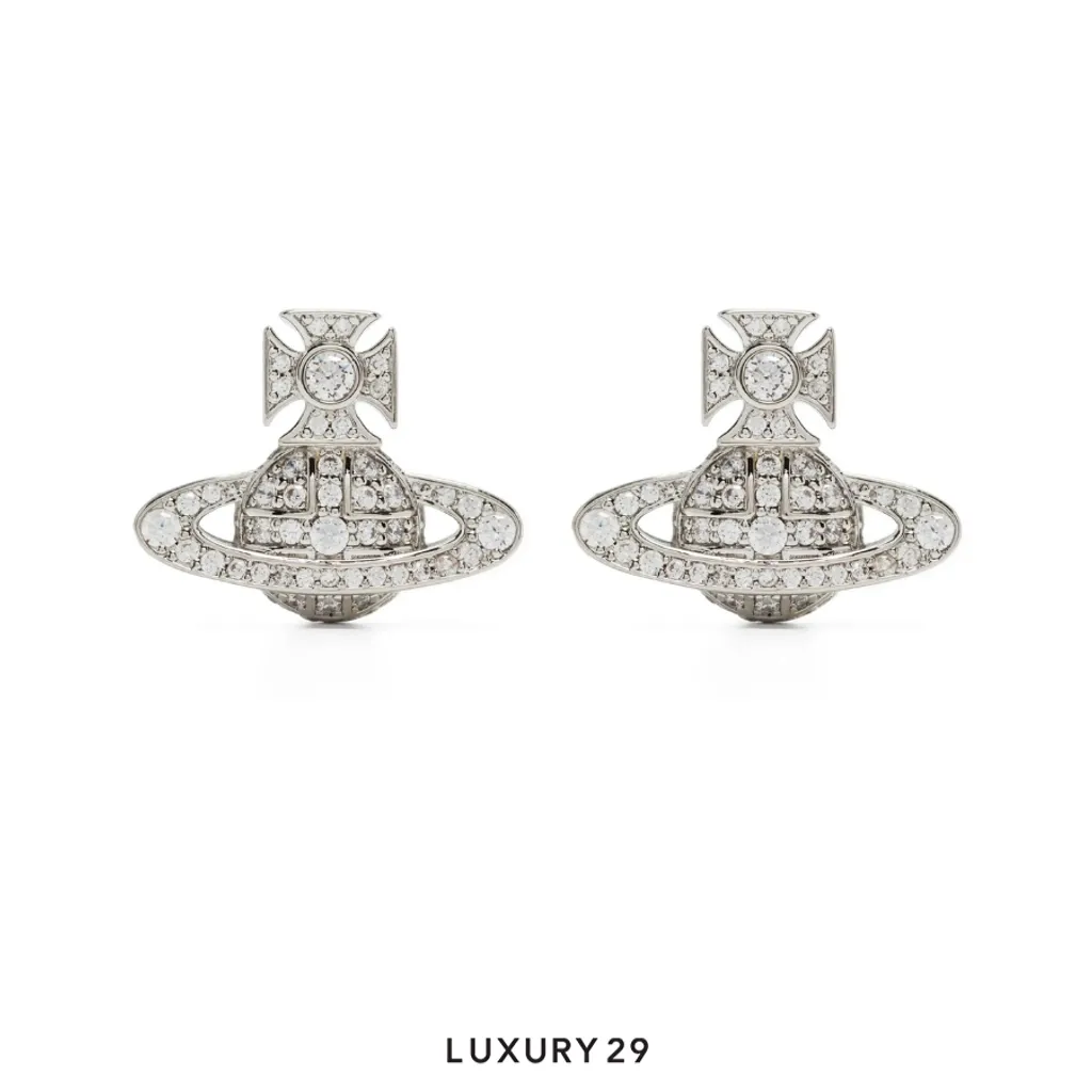 Vivienne westwood Carmela Earrings SS26 SI U (SET10)(Free Size, Silver)