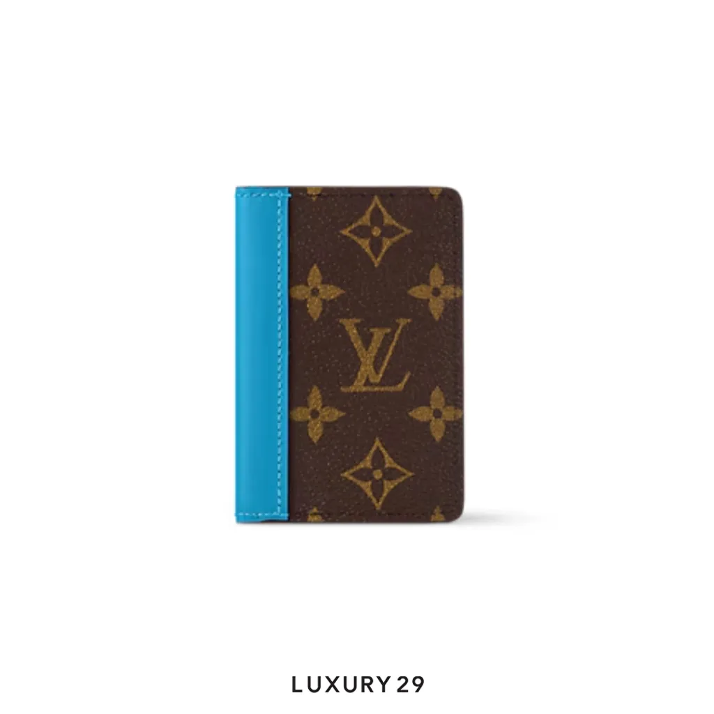 Louis Vuitton LV Pocket Organizer Gaston Blue(Small, Blue)