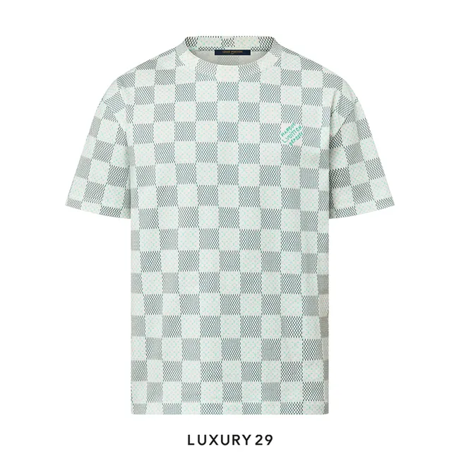 Louis Vuitton LV Printed Short-Sleeved Cotton T-Shirt