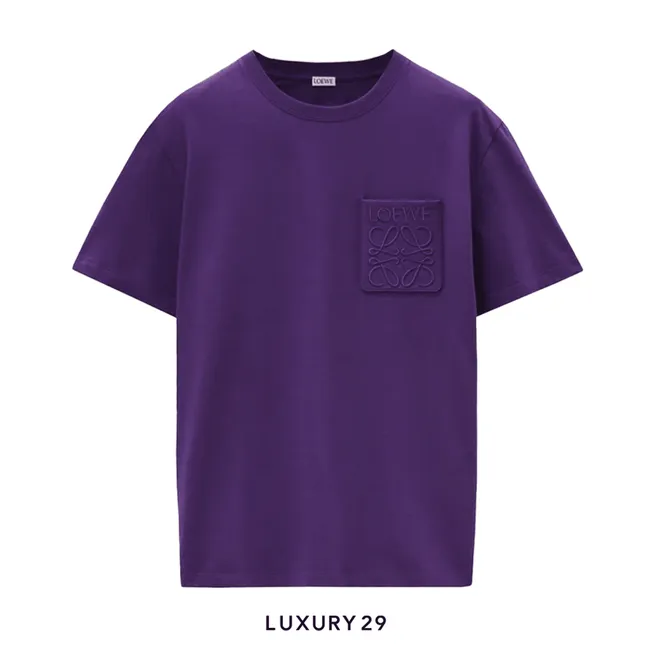 Loewe Relaxed fit T-shirt in cotton Cyclamen