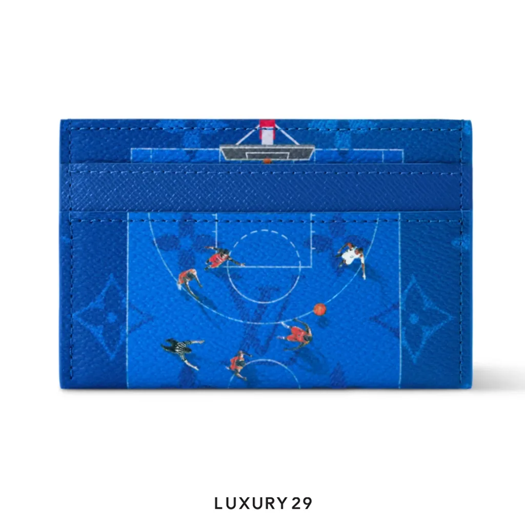 Louis Vuitton LV Double Card Holder Exclusive Online Pre-launch Blue(Small, Blue)