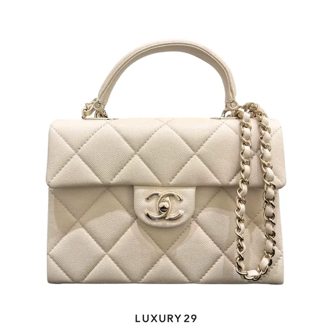 Chanel Timeless Classique Top Handle Leder Handtaschen