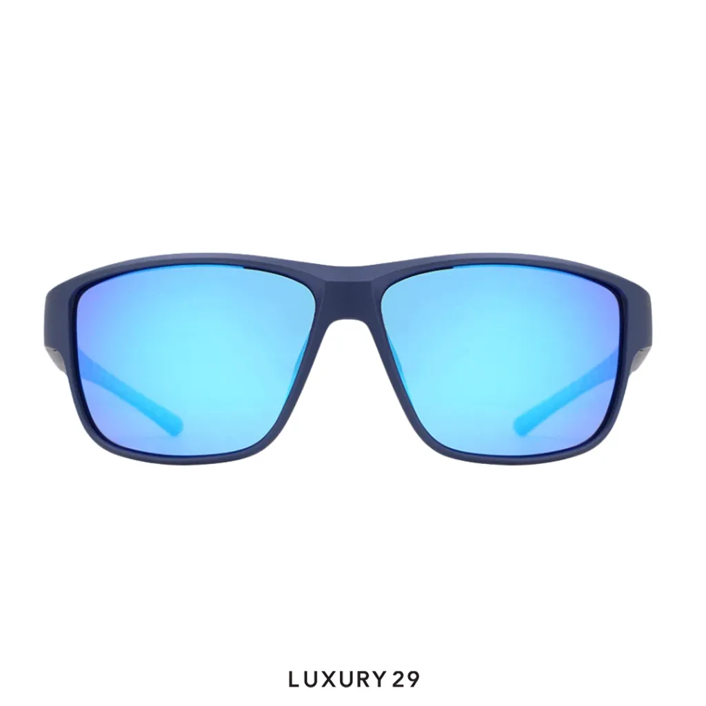 Red Bull Spect Sunglasses Chess-02P smoke with blue mirror(Free Size, Green)