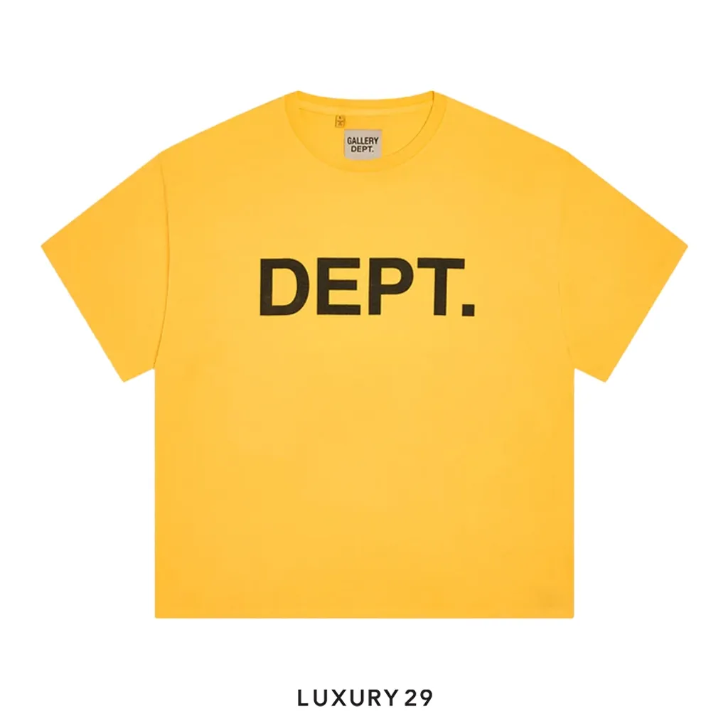 Gallery Dept. Standard Tee Gold Yellow(L, Yellow)