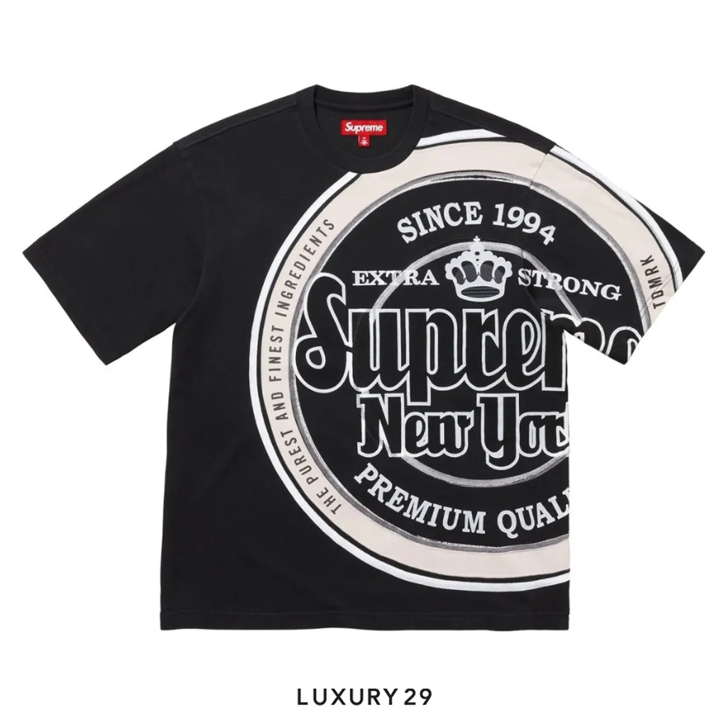 Supreme Lager S/S Top Shop Black