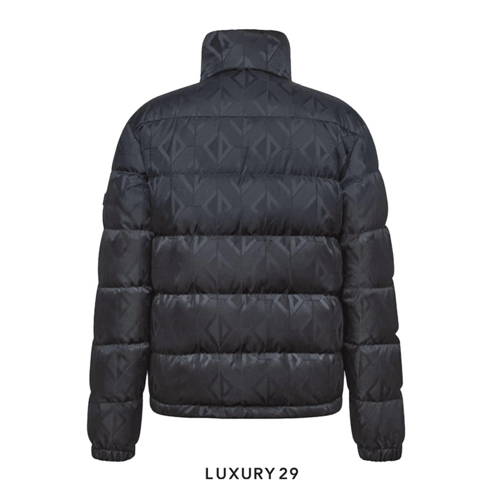 Dior Diamond Mirage Ski Capsule Down Jacket Black Technical Fabric(2XL, Black)
