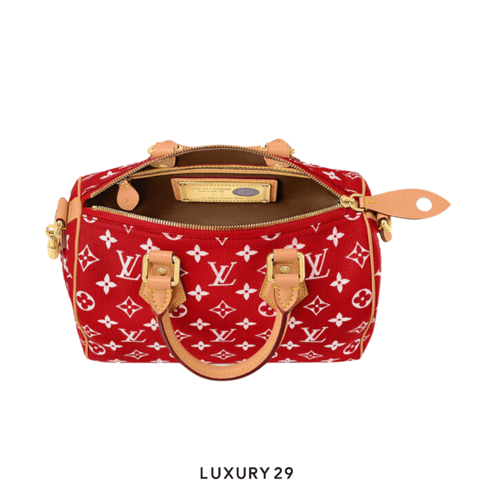Louis Vuitton LV Speedy P9 Bandouliere 25 Bag Red(Small, Red)