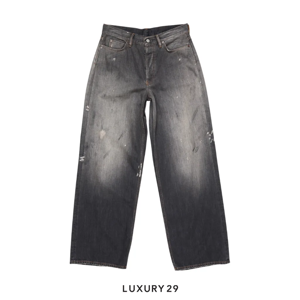 Acne Studios Loose fit jeans - 1981 U Black Trafalgar(XS/XS, Black)