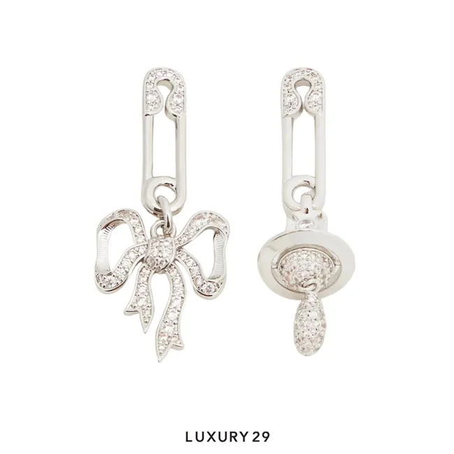 Vivienne Westwood Lilith earrings AW25 SI U Silver