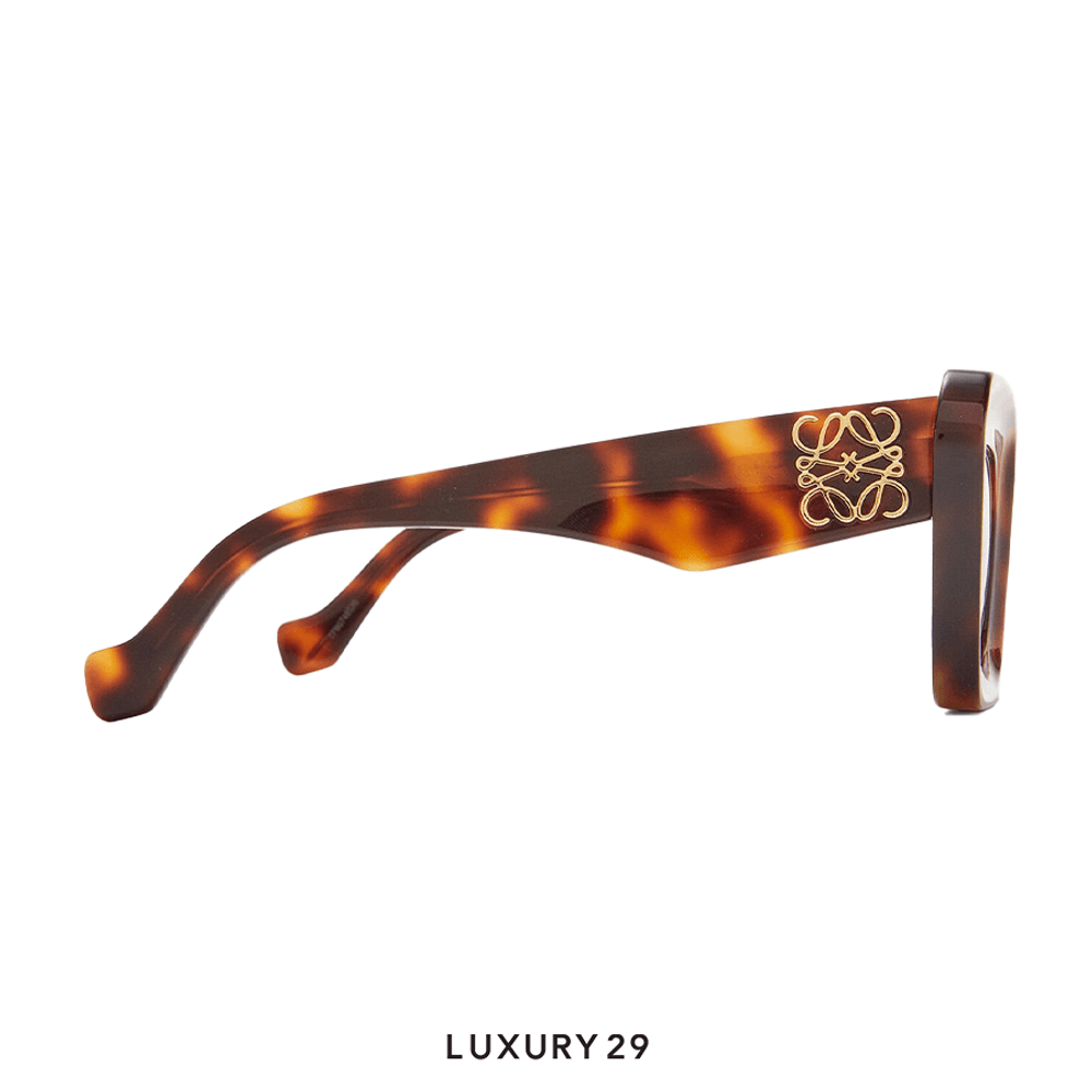 Loewe Beveled Cateye Sunglasses Havana(Free Size, Brown)
