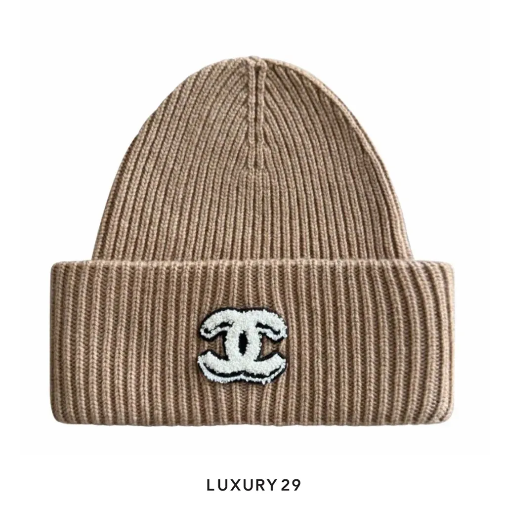 Chanel Bere Beanie Beige(Small, Neutrals)