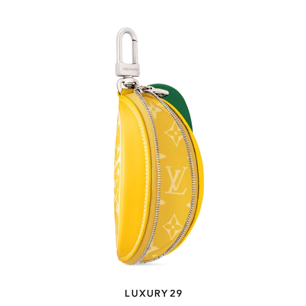 Louis Vuitton LV Lemon Bag Charm Yellow(Small, Yellow)