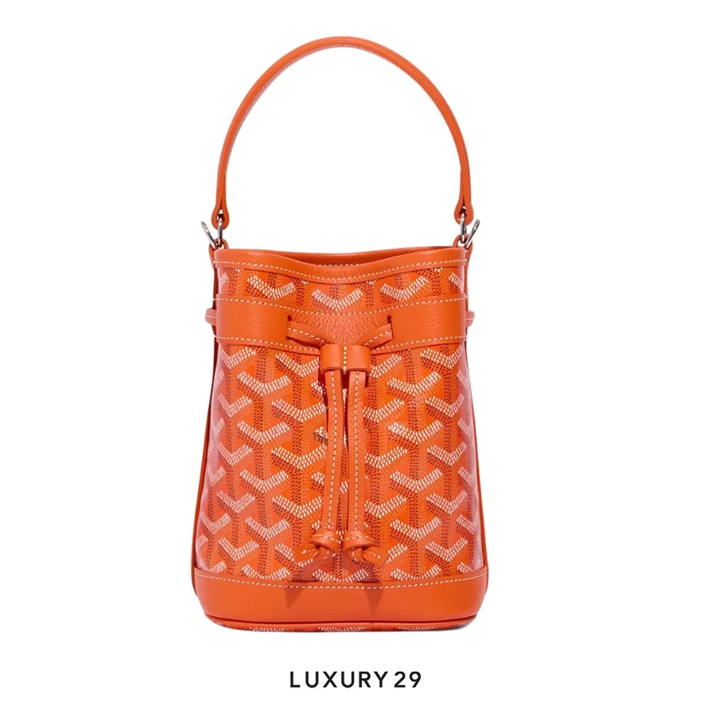 Goyard Petit Flot Mini bucket Bag Orange(Mini, Orange)