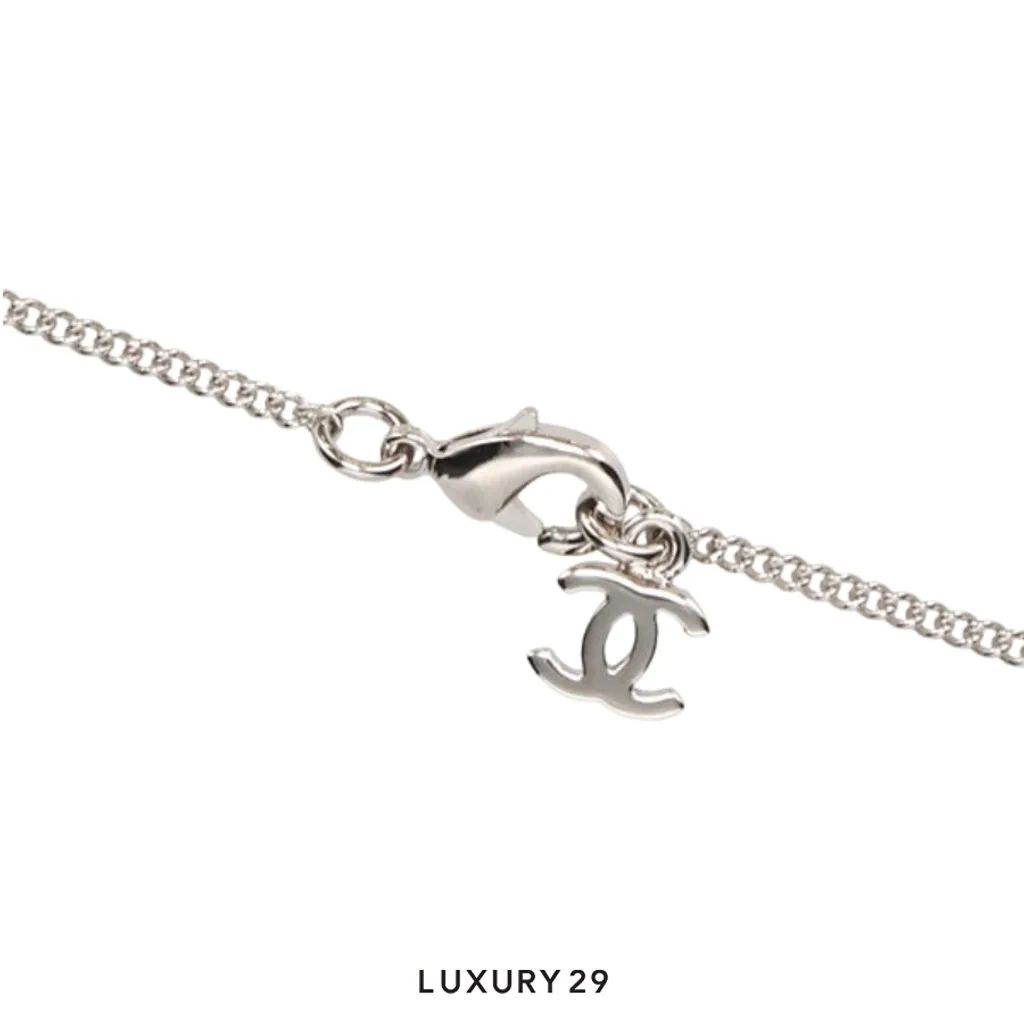 CHANEL Necklace cube Silver(Free Size, Silver)