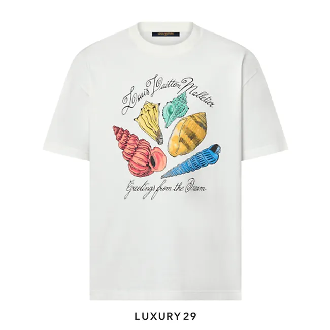 Louis Vuitton LV Printed Short-Sleeved Cotton T-Shirt