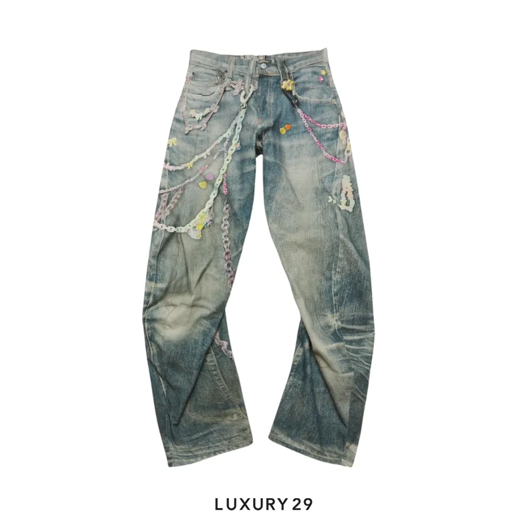 Acne Studios Loose fit jeans - 2006M Mid blue(46, Blue)