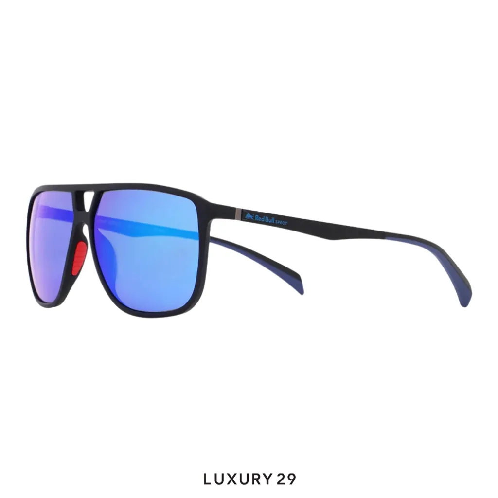Red Bull Spect Sunglasses REDPS102-02P Double Concept smoke with dark blue mirror(Free Size, Blue)